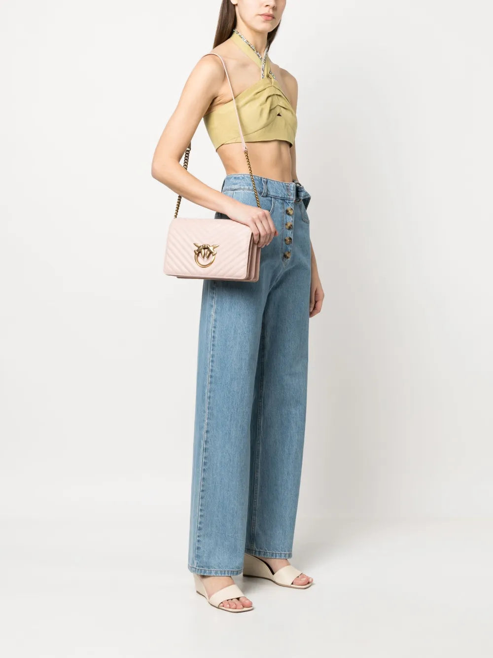 PINKOLove quilted crossbody bag