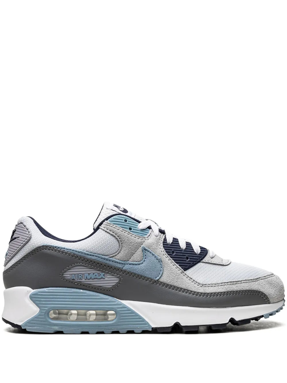 Air Max 90 Pure Platinum Warm Blue Sneakers