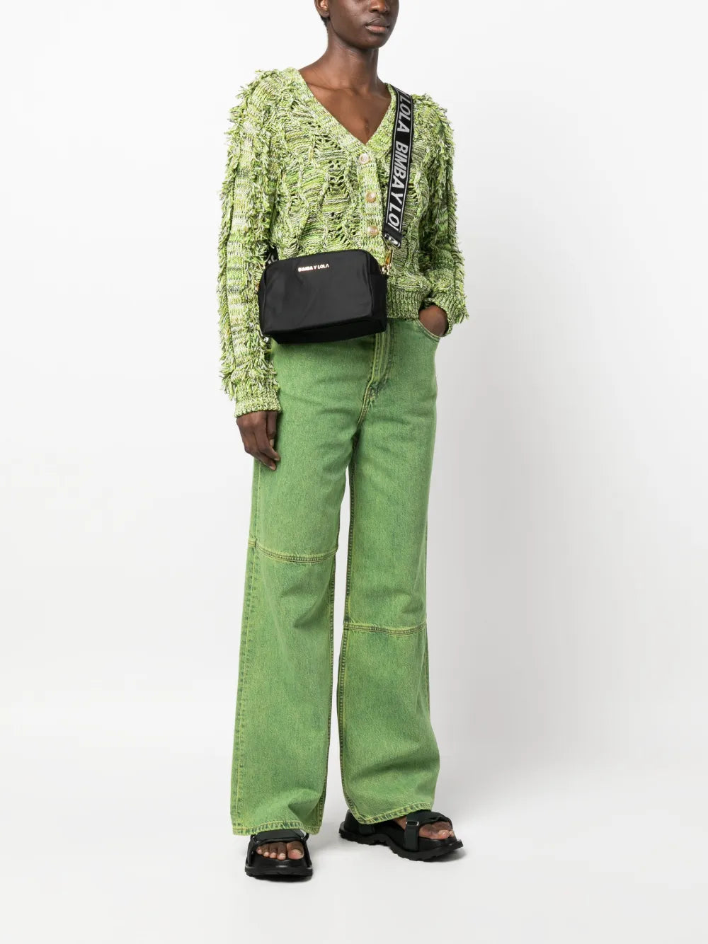 Bimba y Lolasmall logo-plaque crossbody bag