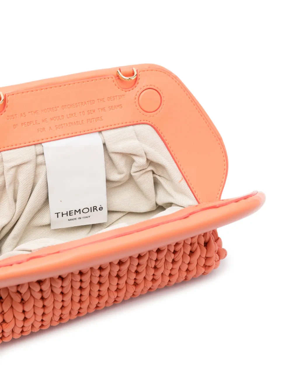 Themoirnterwoven braided shoulder bag
