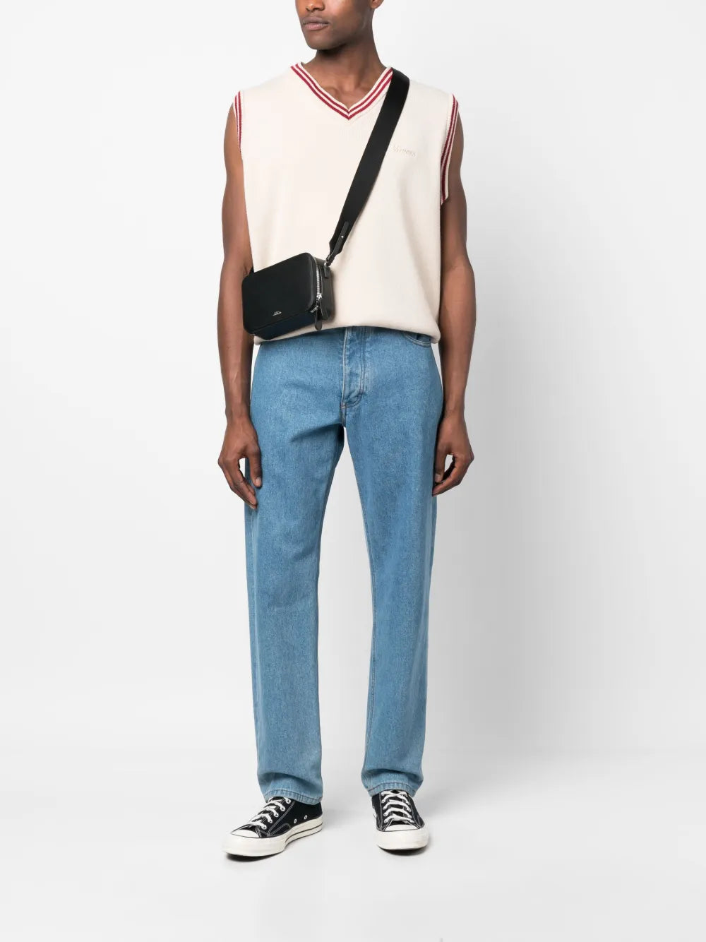 A.P.C.Soho leather messenger bag