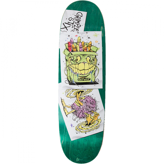 8.75" Gerwer Grimple Stix Coloring Book Deck
