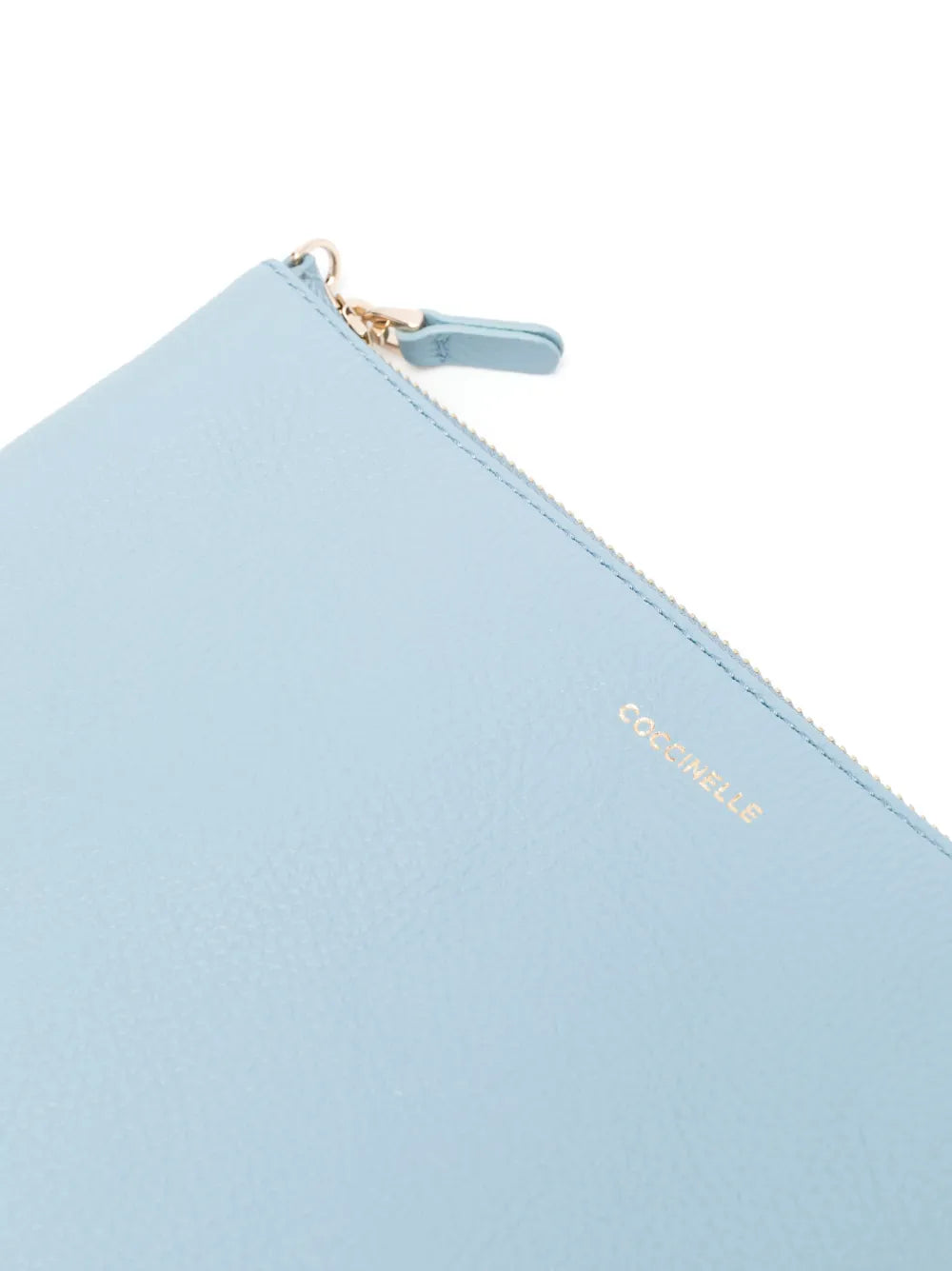 Coccinellepebbled-texture leather crossbody bag