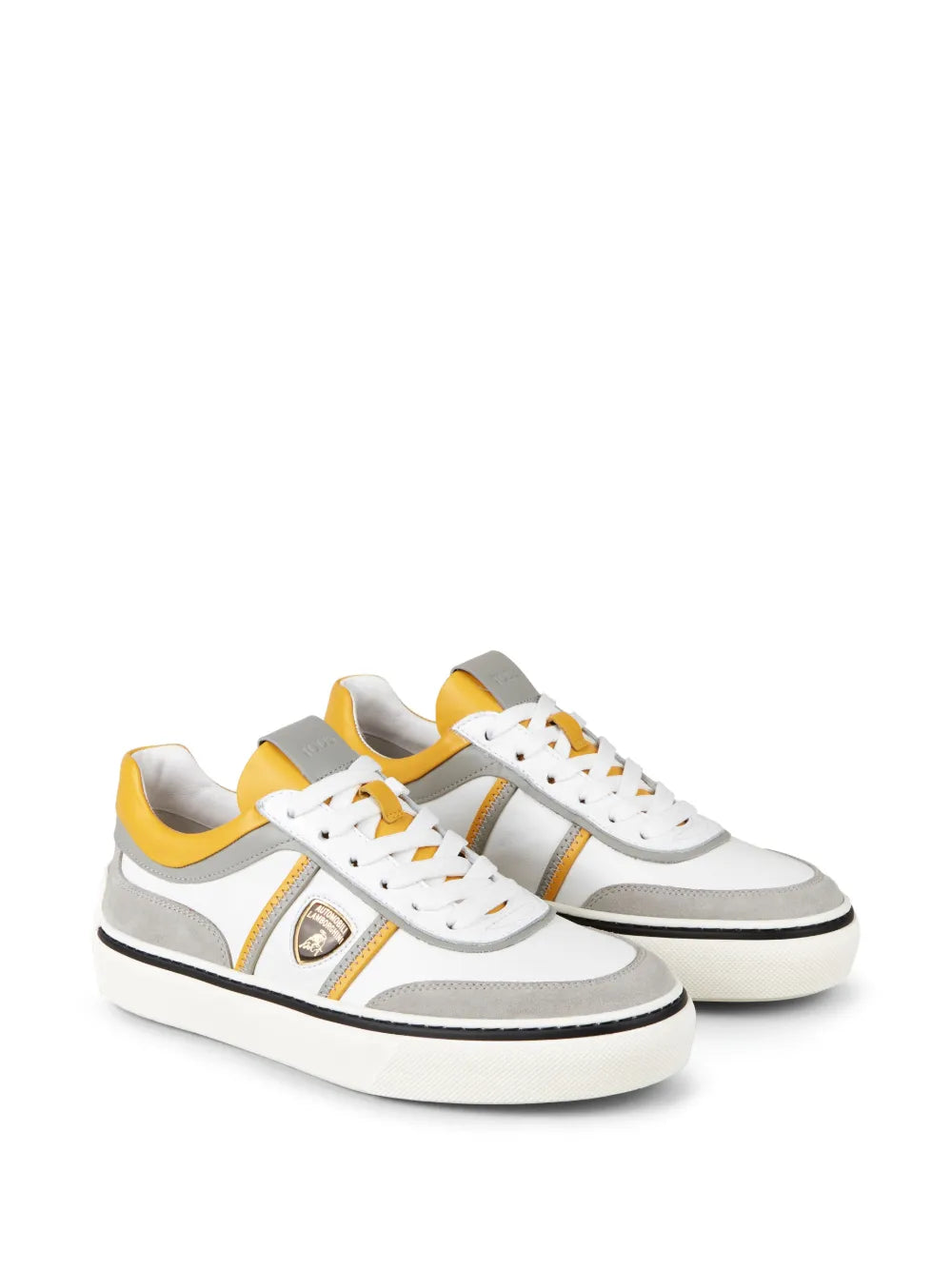 Tod's Automobili Lamborghini Logo-Debossed Low-Top