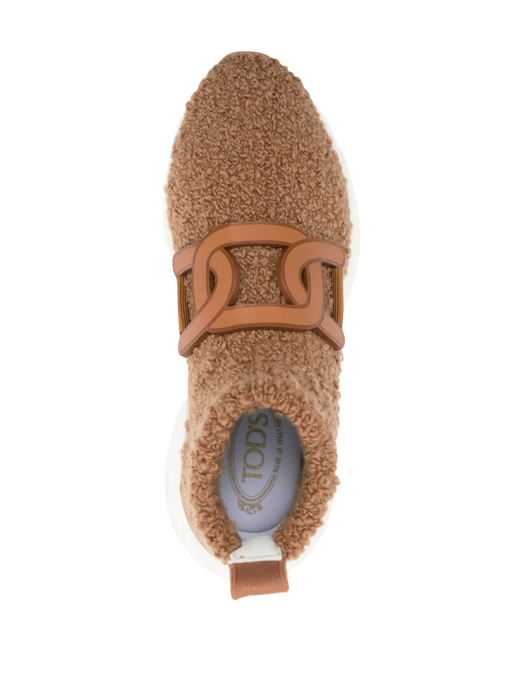 Tod's Shearling Logo-Plaque