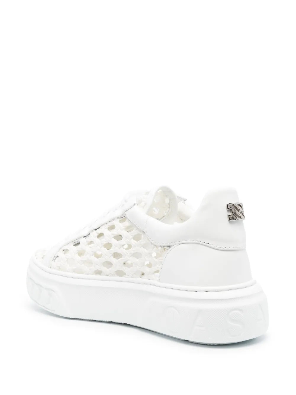 Casadei Cut-Out Low-Top Leather