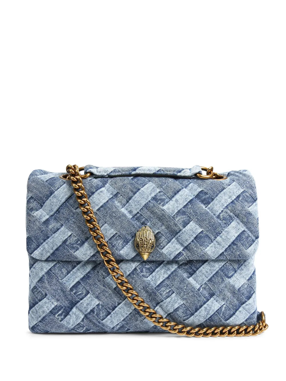 Kurt Geiger Londonlarge Kensington Soft denim shoulder bag