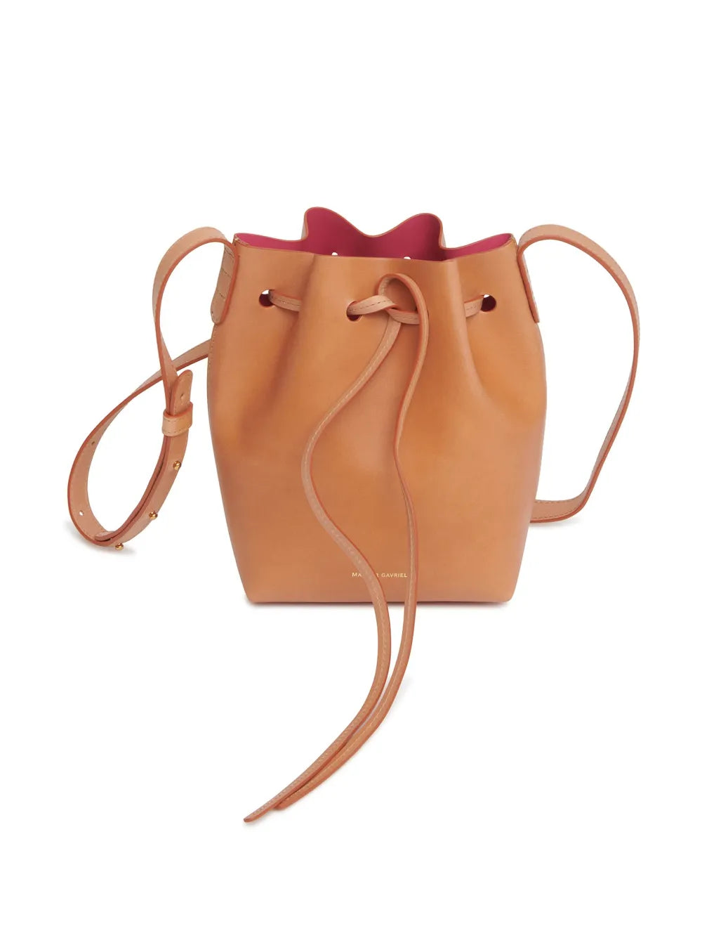 Mansur GavrielMini Mini leather bucket bag