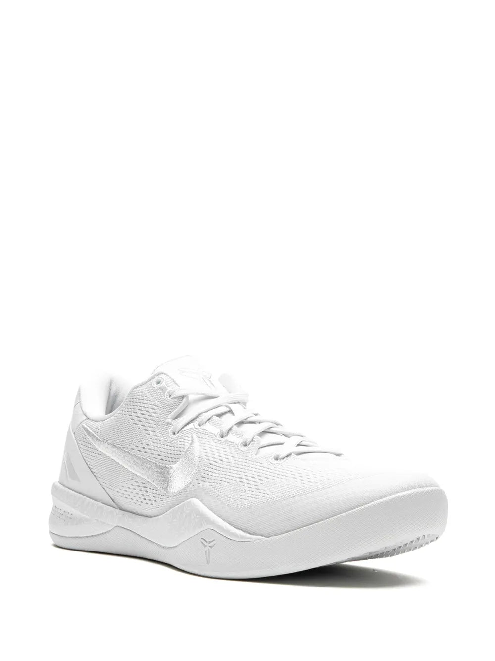Kobe 8 Protro Triple White Sneakers