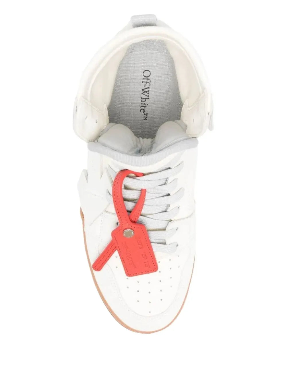 Off-White Floating Arrow Leather Sneakers