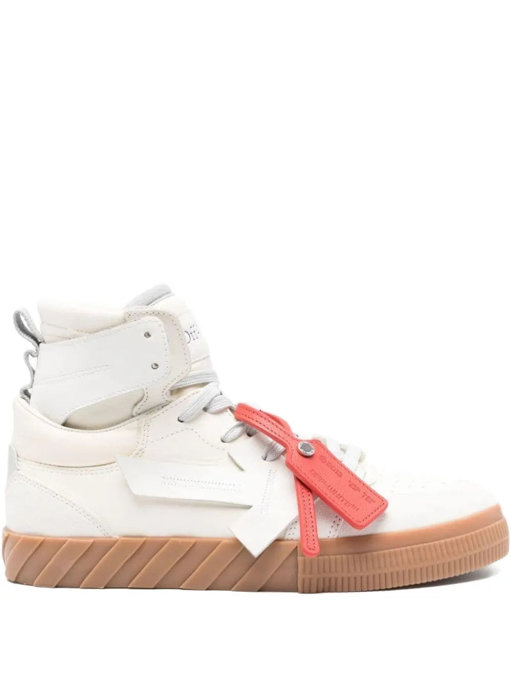 Off-White Floating Arrow Leather Sneakers