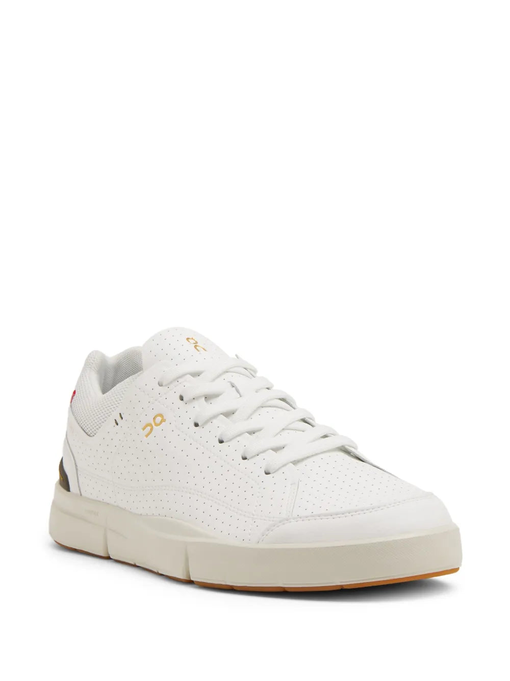 On Running Logo-Print Perforated Low-Top Sneakers