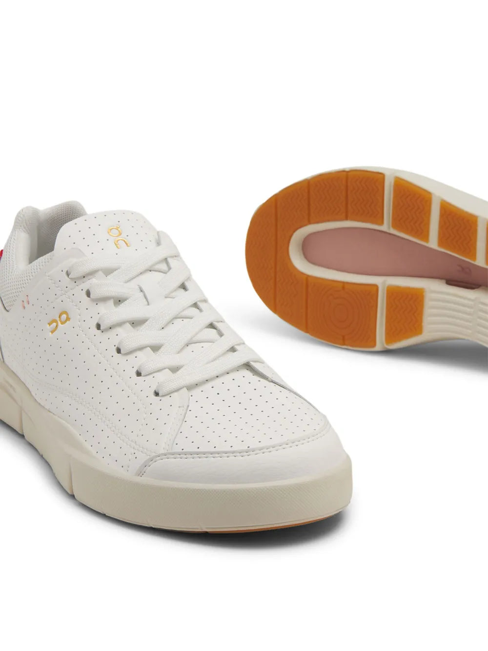 On Running Logo-Print Perforated Low-Top Sneakers