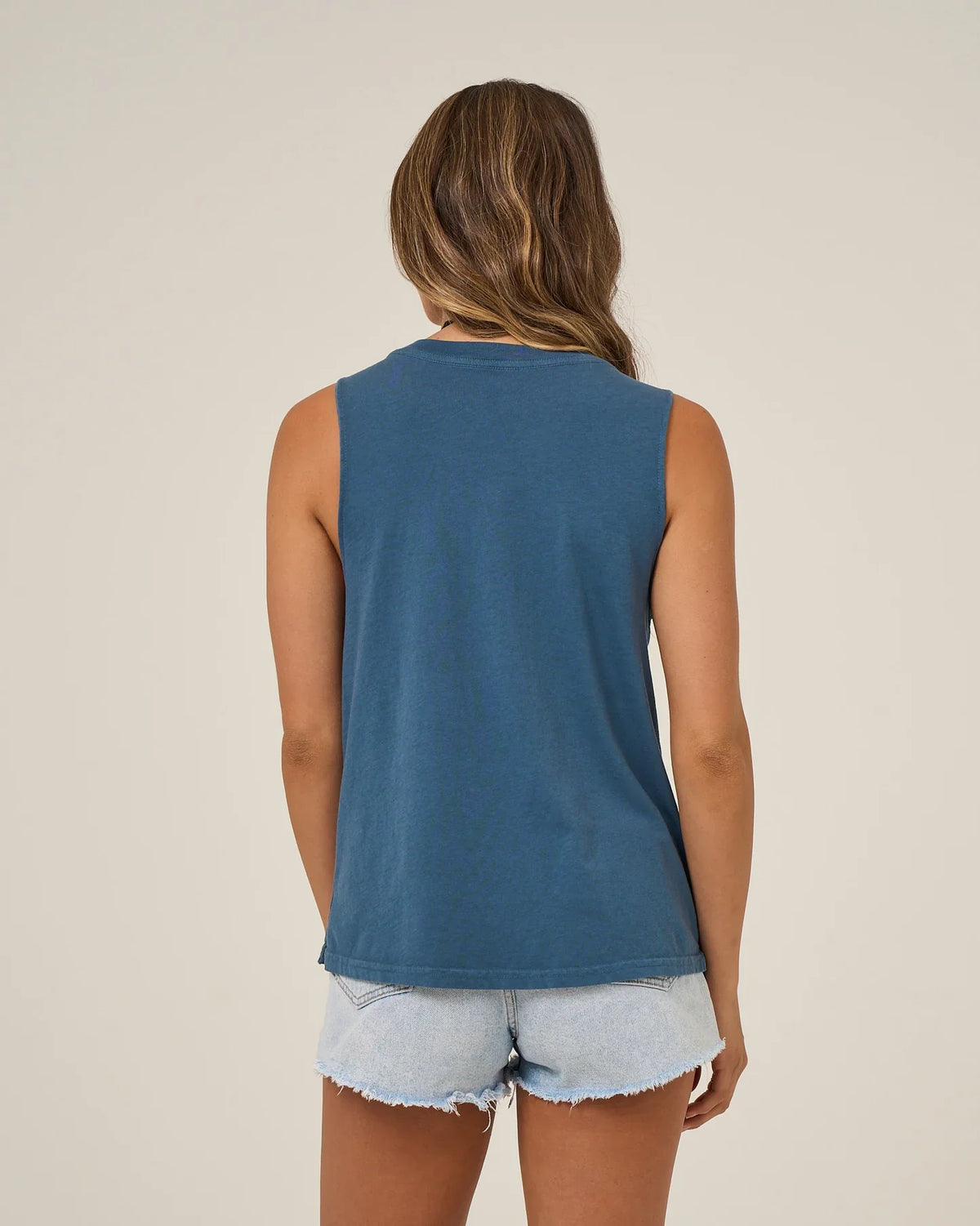Ombre Wave Muscle Tank