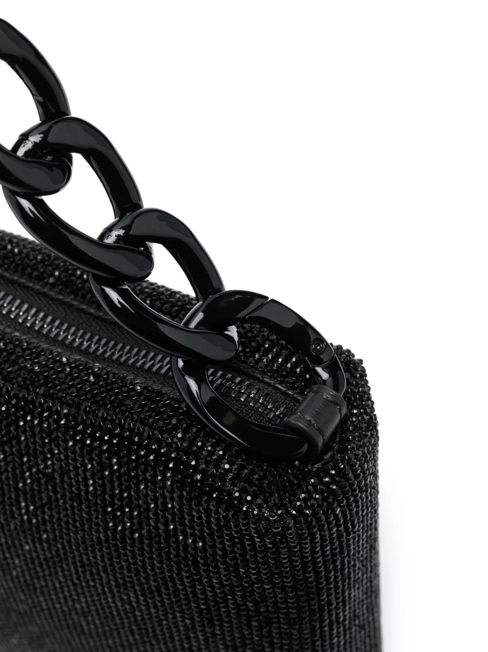 Patrizia PepeMaxichain rhinestone tote bag