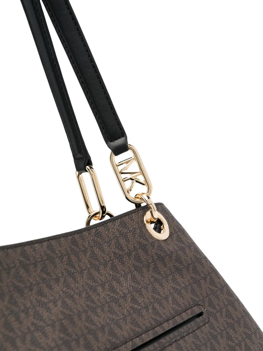 Michael Korsmonogrammed leather tote bag