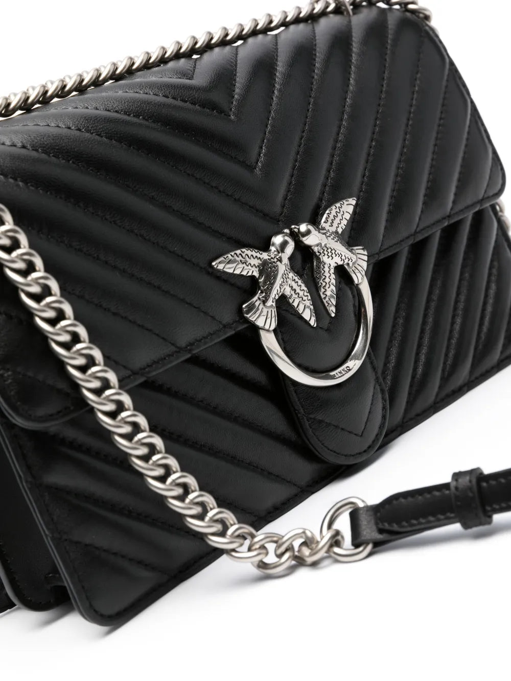 PINKOLove Bird quilted shoulder bag