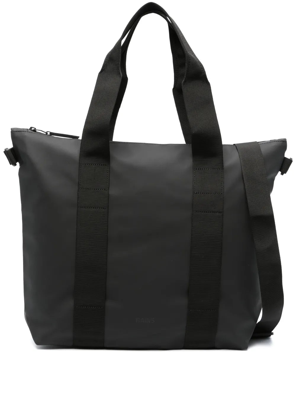 RainsMini faux-leather tote bag