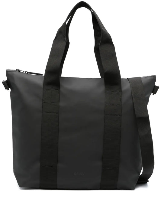RainsMini faux-leather tote bag