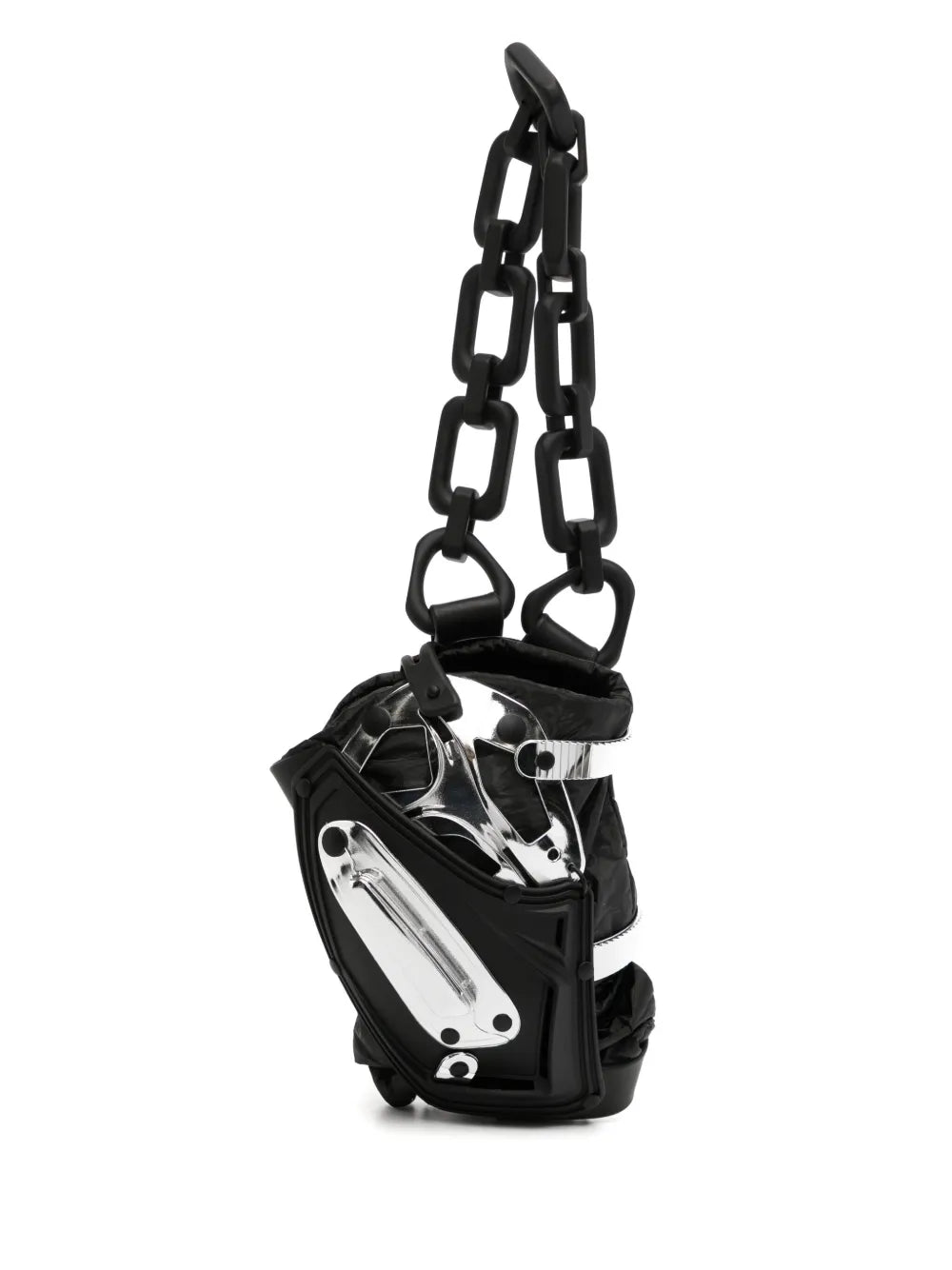 Innerraumchain-link panelled mini bag