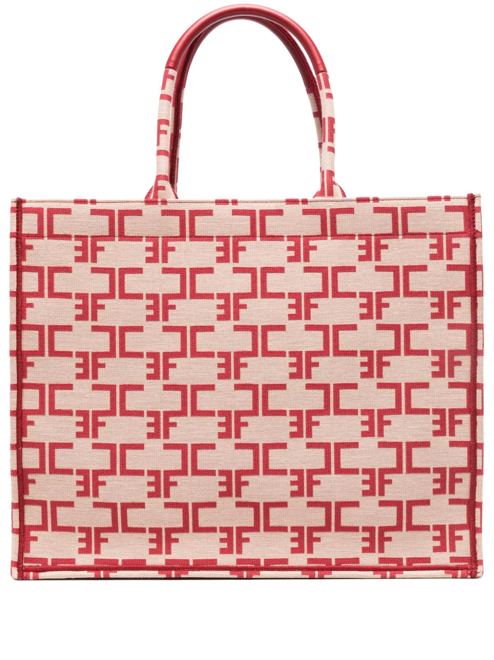 Elisabetta Franchilarge monogram-jacquard tote bag