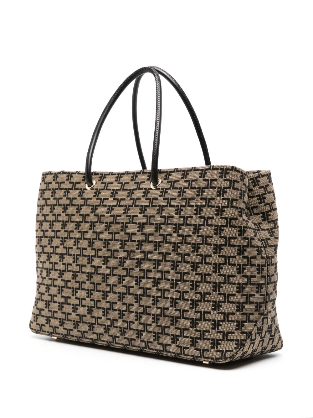 Elisabetta Franchilogo-appliqumonogram tote bag
