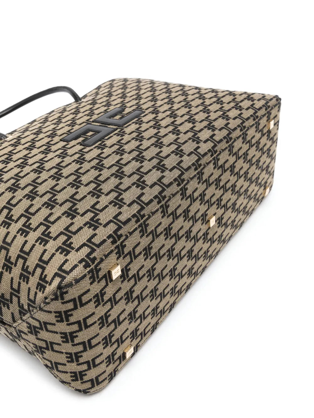 Elisabetta Franchilogo-appliqumonogram tote bag