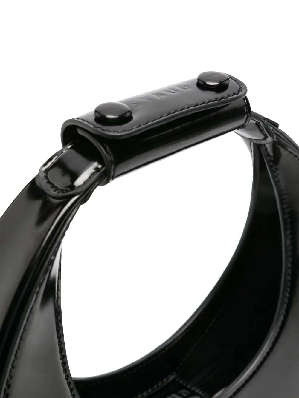 STAUDmini Moon patent leather bag