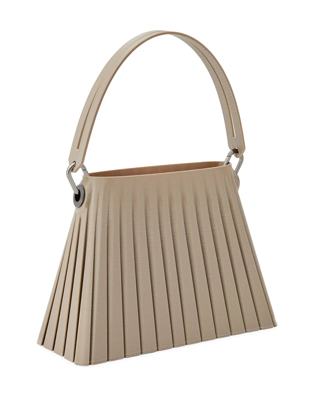 TOUCHLESSPleated 3D-printed shoulder bag