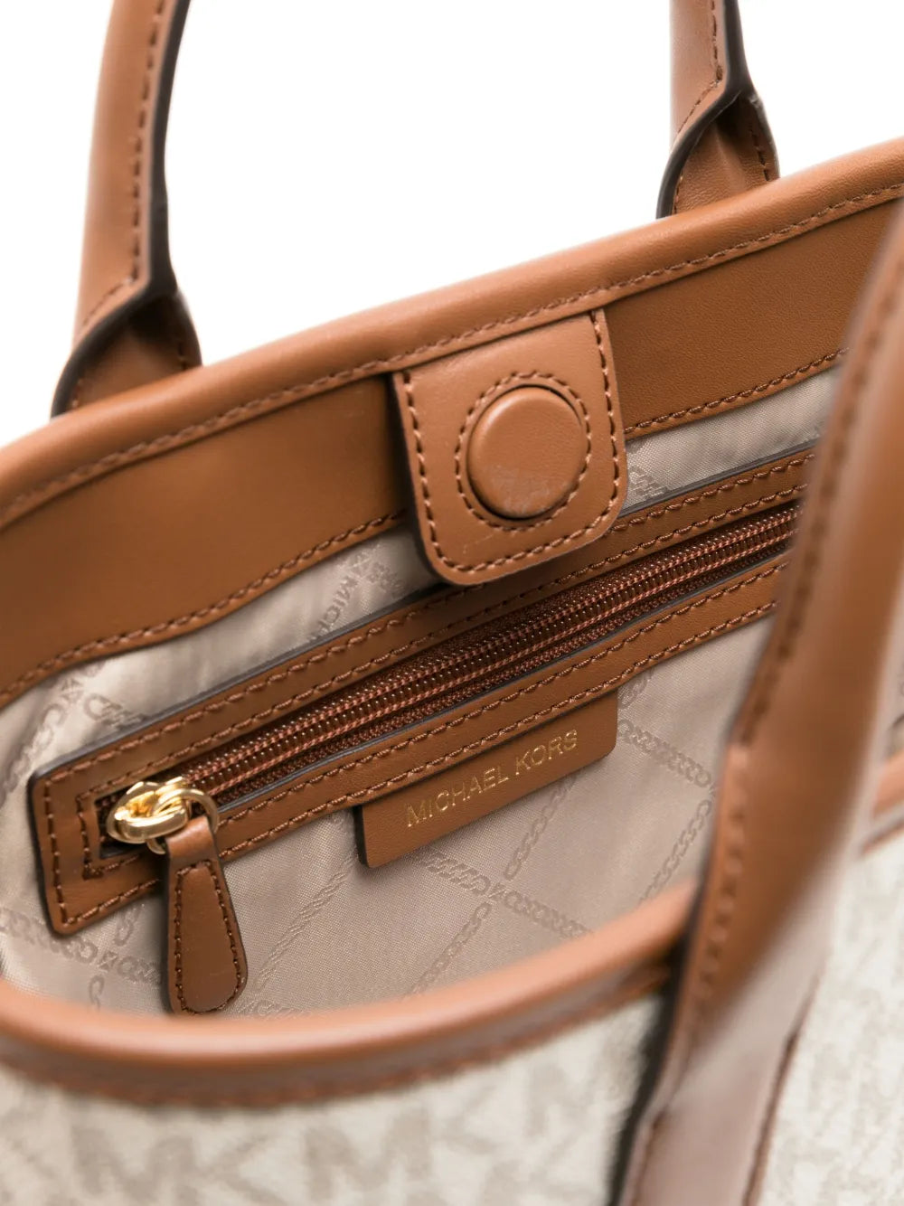 Michael Korssmall Luisa monogram satchel bag