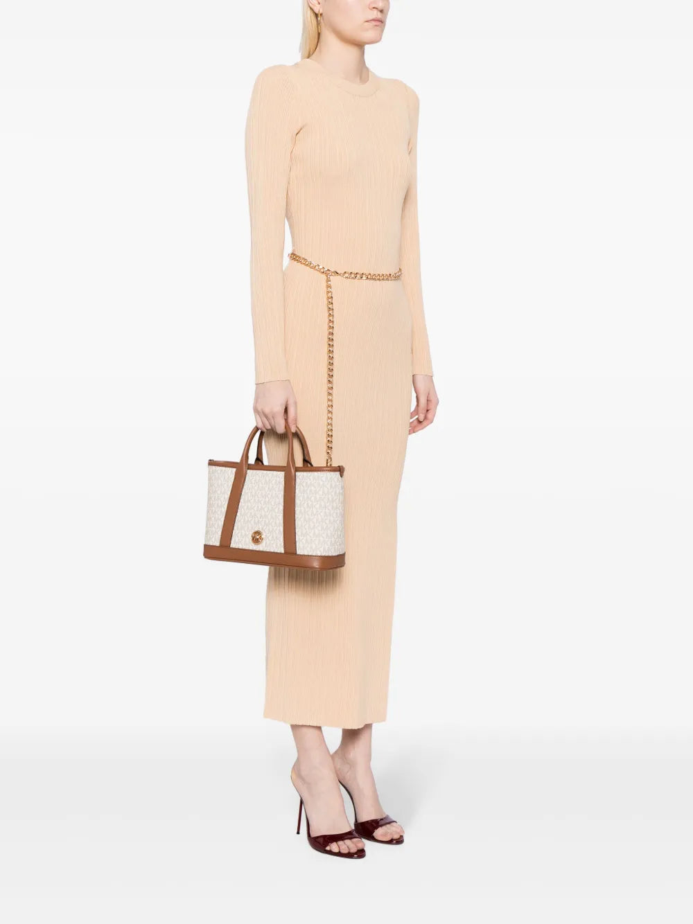Michael Korssmall Luisa monogram satchel bag