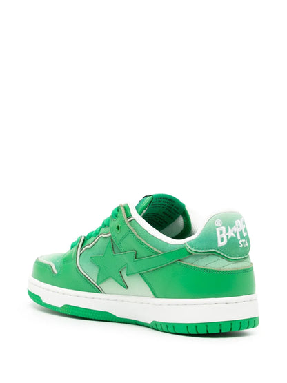 A Bathing Ape?Sk8 Sta Leather Sneakers