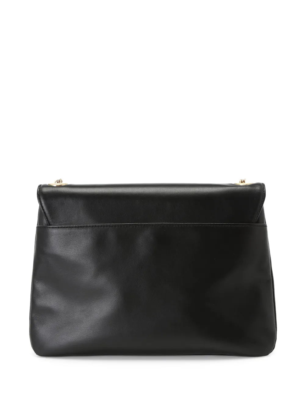 agn b. logo-clasp leather crossbody bag
