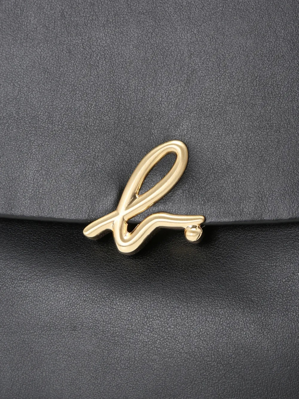 agn b. logo-clasp leather crossbody bag