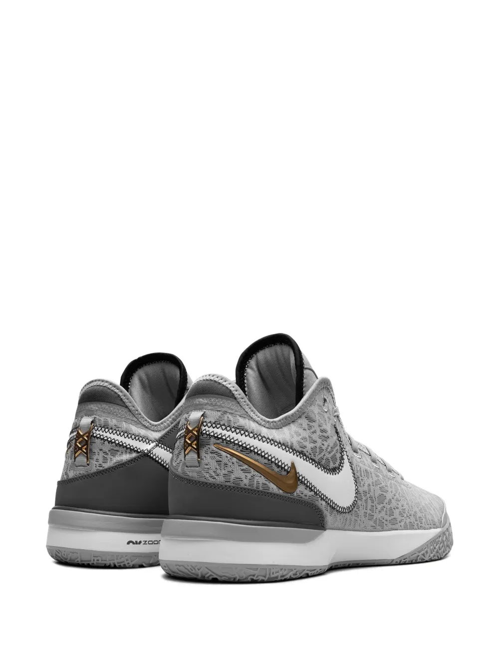 Nike Zoom Lebron Nxxt Gen Wolf Grey Metallic Gold