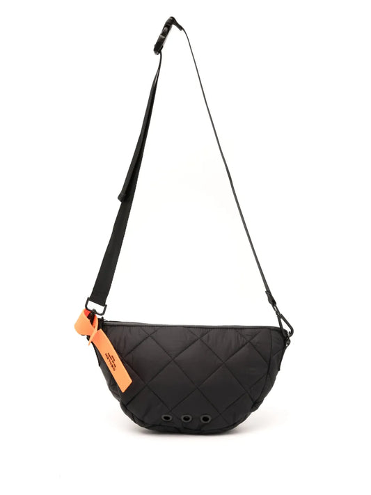 Osklenlogo-tag diamond-quilted shoulder bag