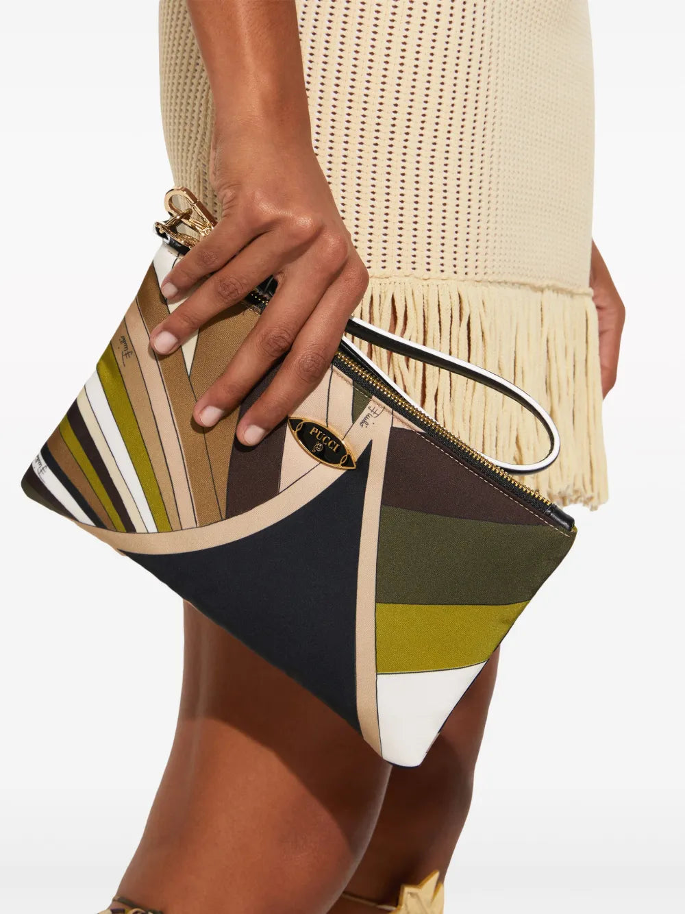 PUCCIIride-print clutch bag
