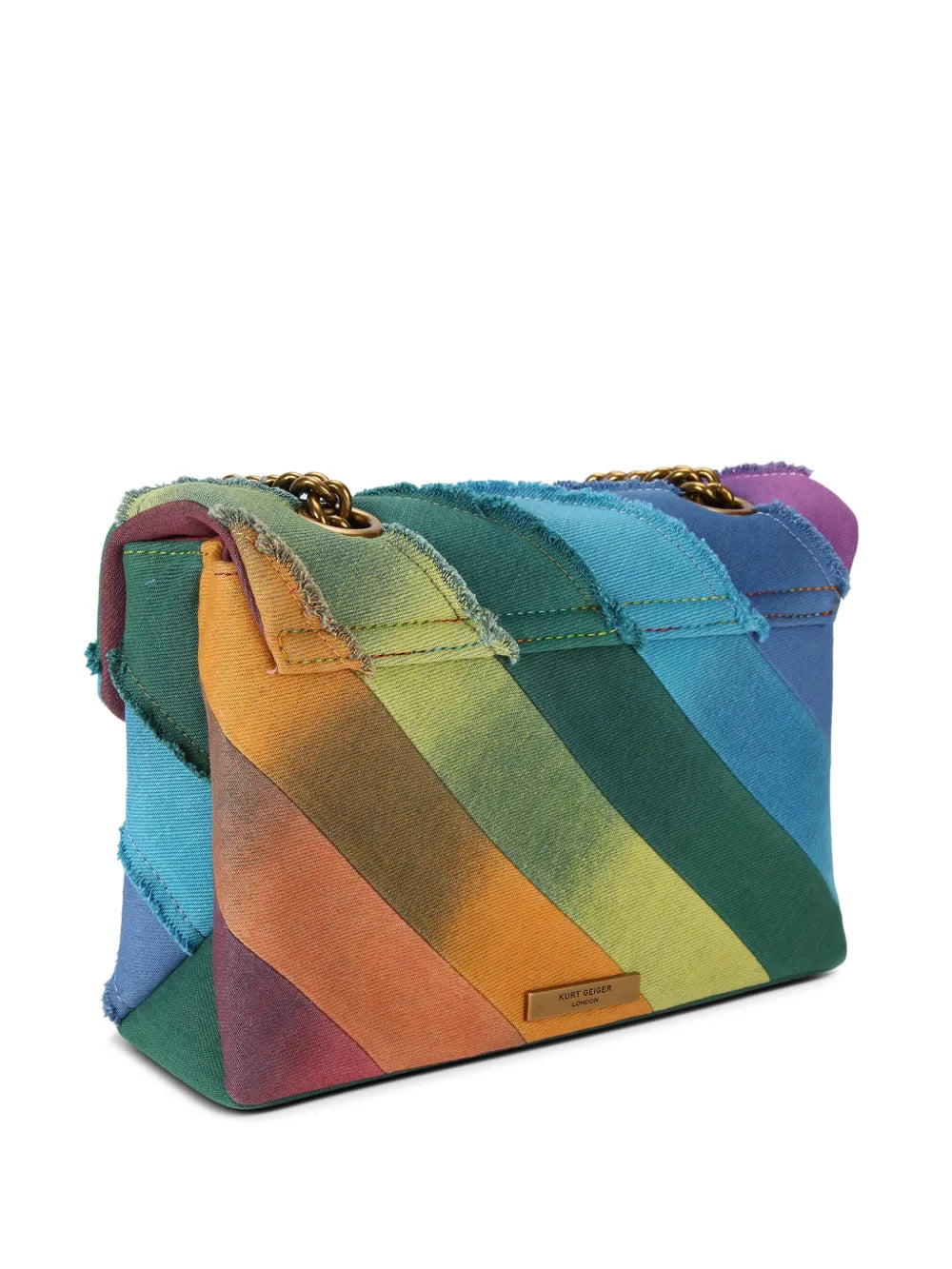 Kurt Geiger Londonlarge Kensington denim shoulder bag