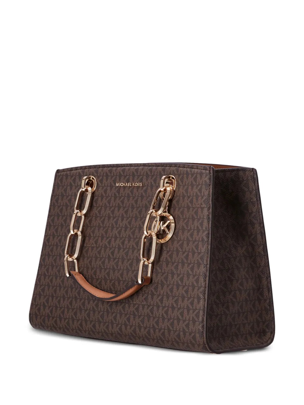 Michael Korsmonogram pattern chain two-way tote bag