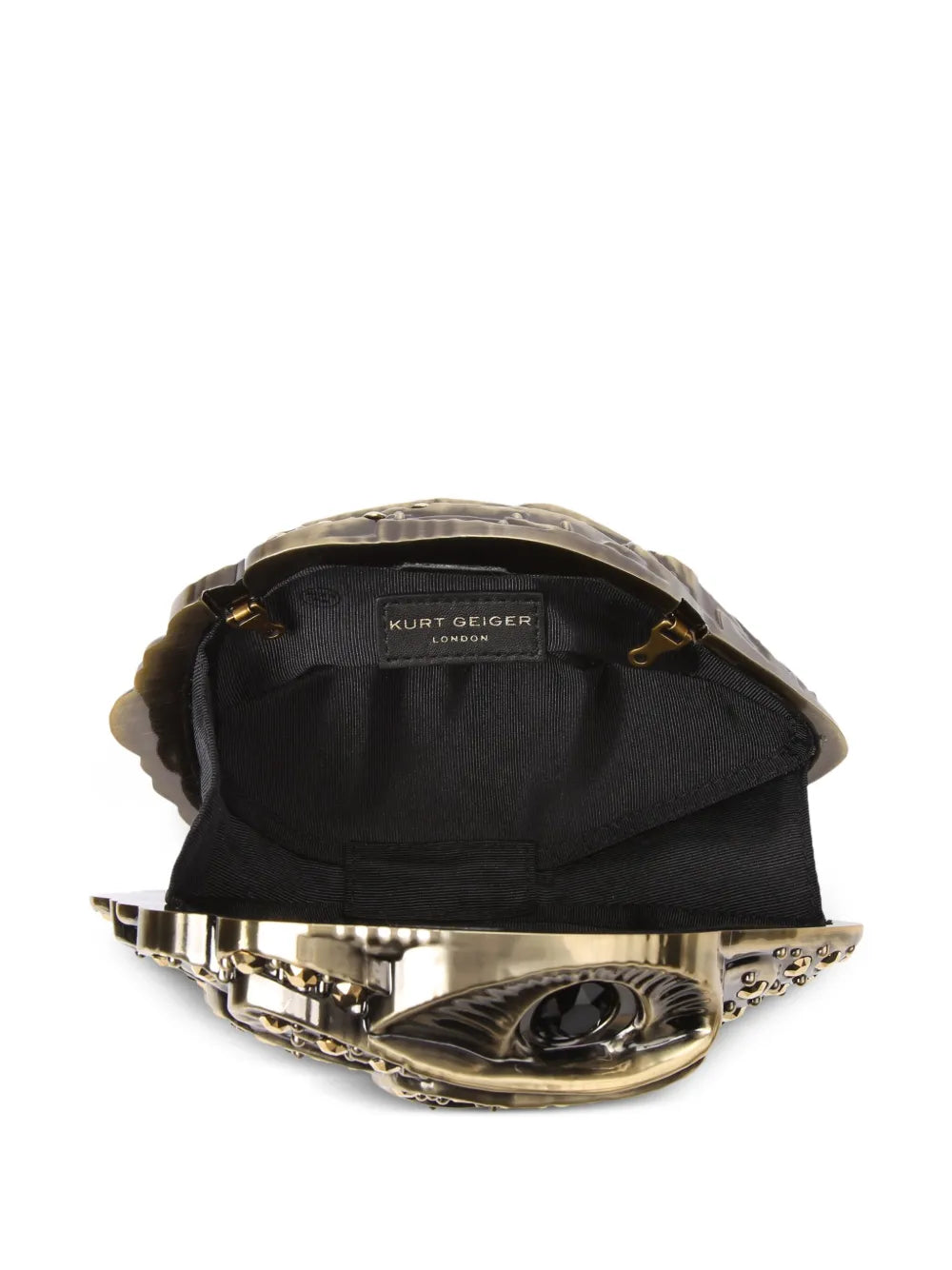 Kurt Geiger Londoncrystal-embellished clutch bag