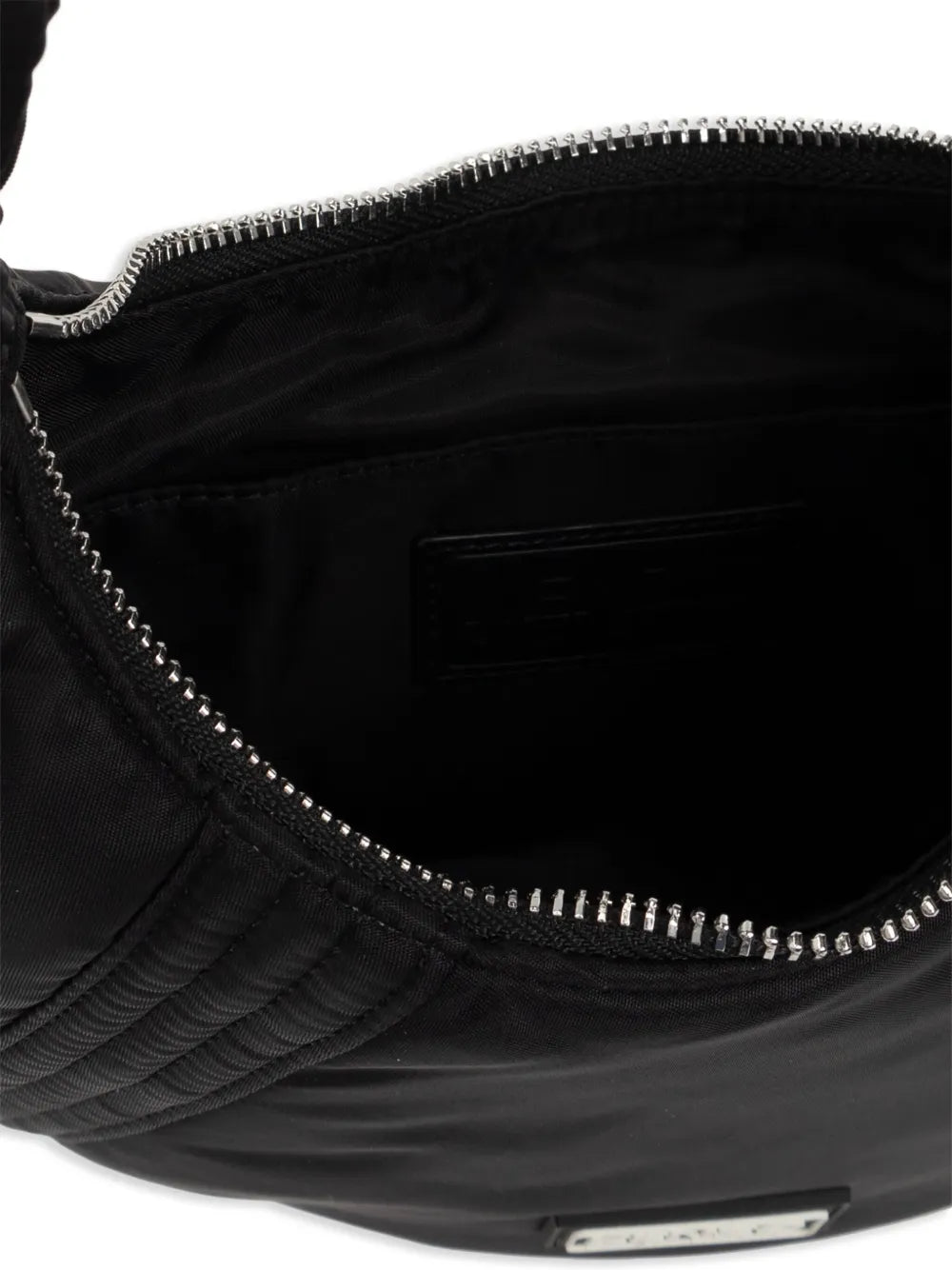 Kenzologo-appliquribbed-detail shoulder bag