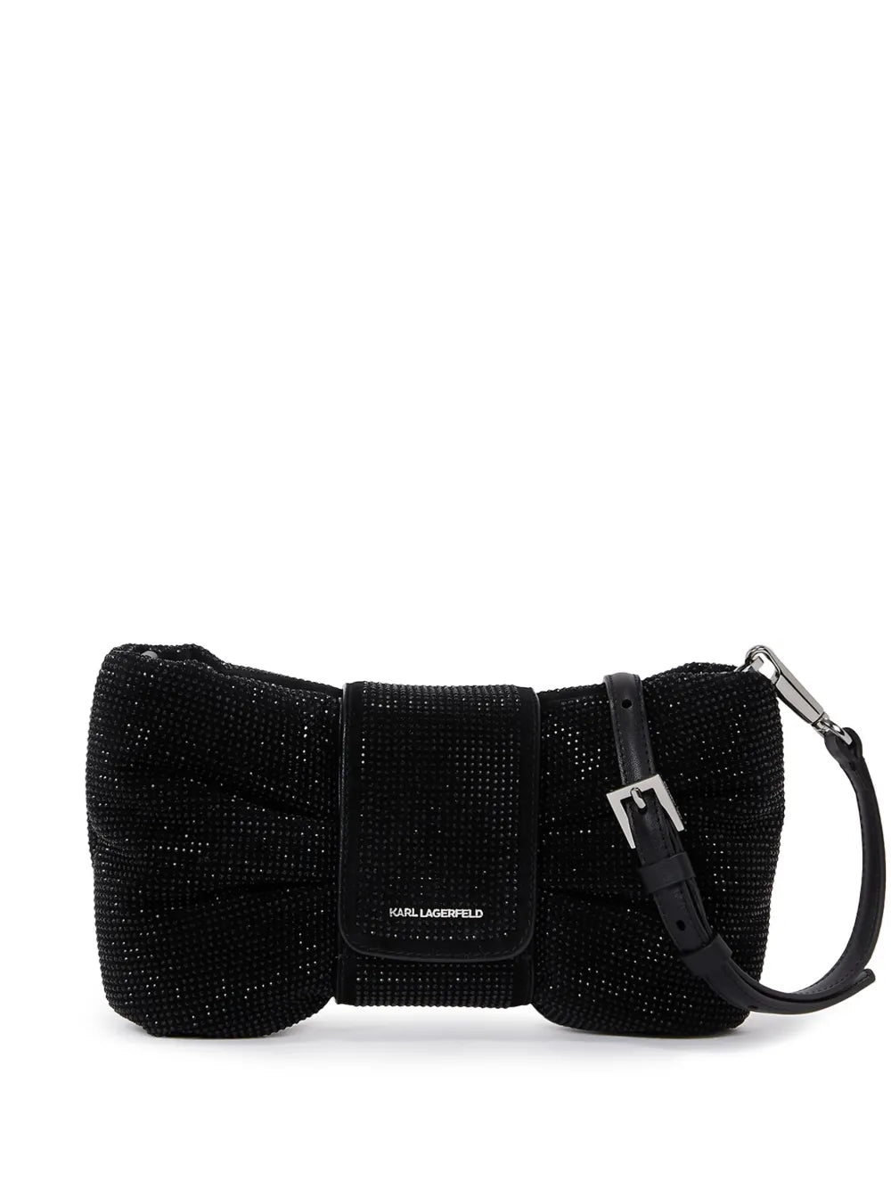 Karl Lagerfeldsmall Bow rhinestone-embellished cross body bag