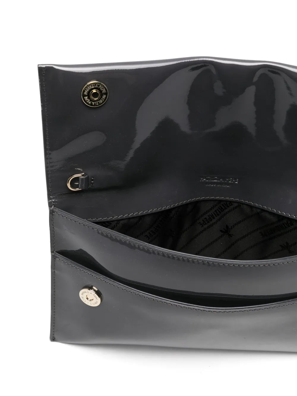 Patrizia PepeFly-logo chain clutch bag