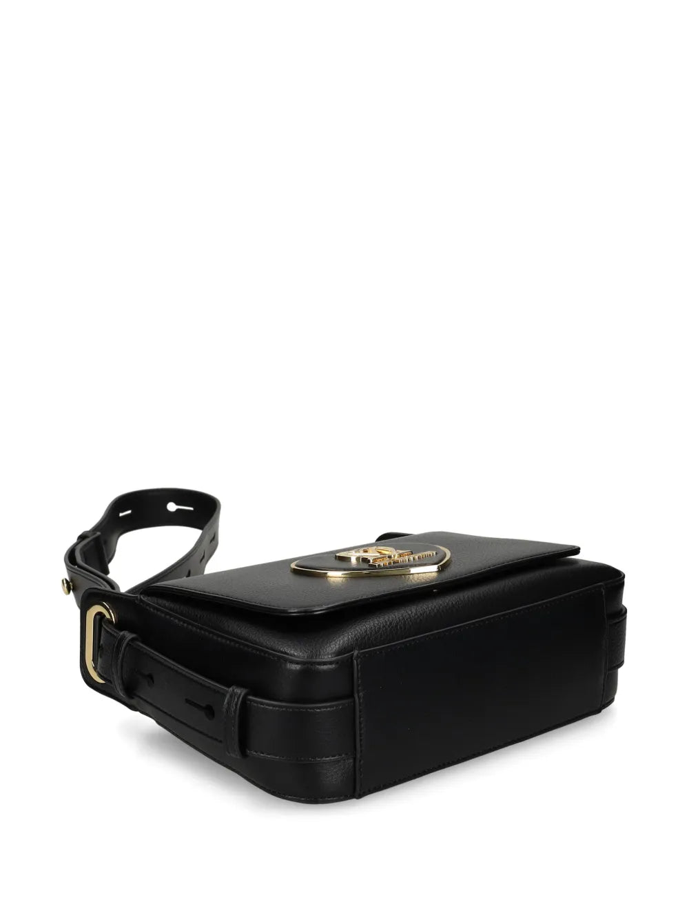 Love Moschinologo-plaque faux-leather shoulder bag