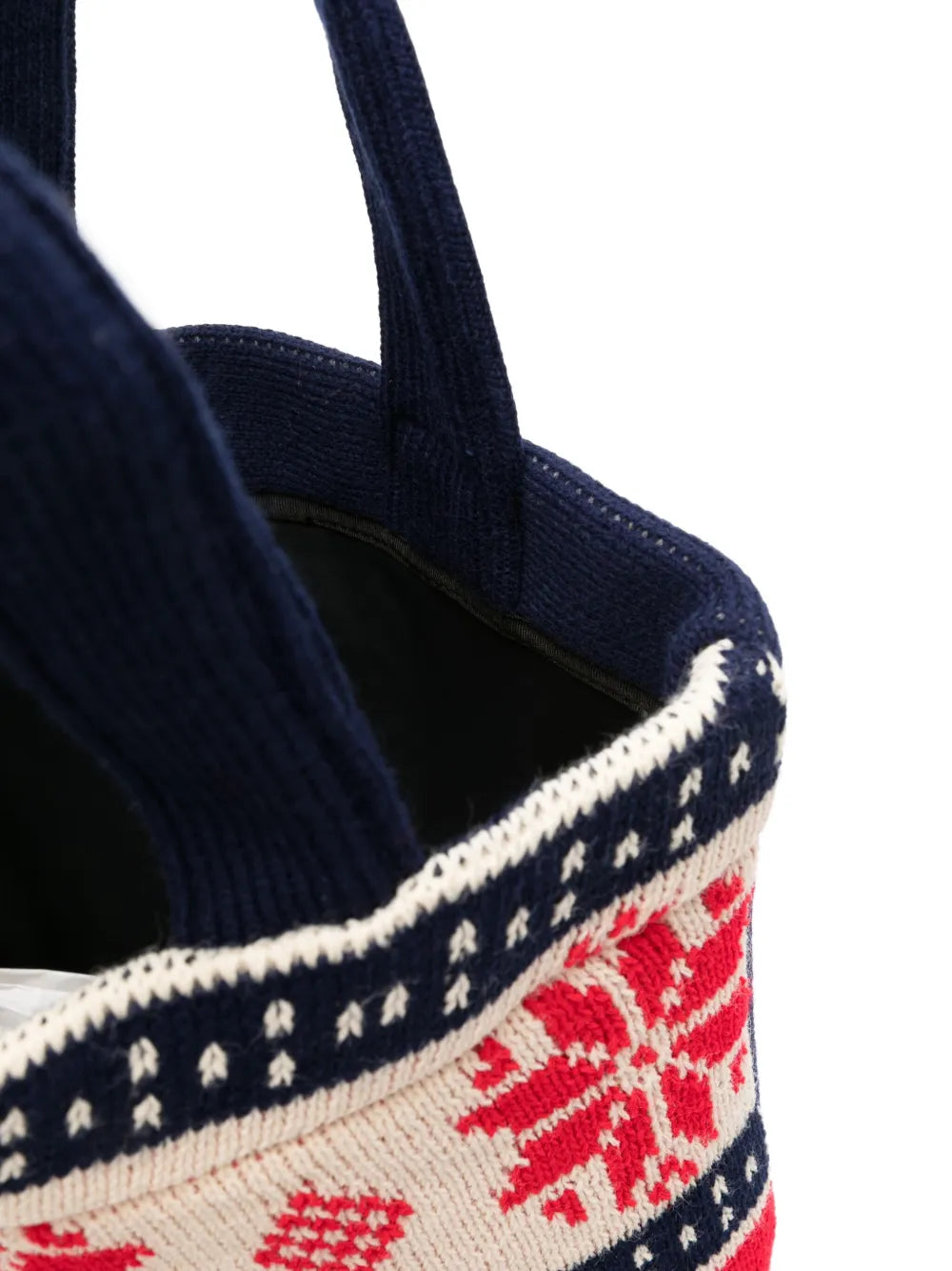 Comme Des Garns Shirtknitted tote bag
