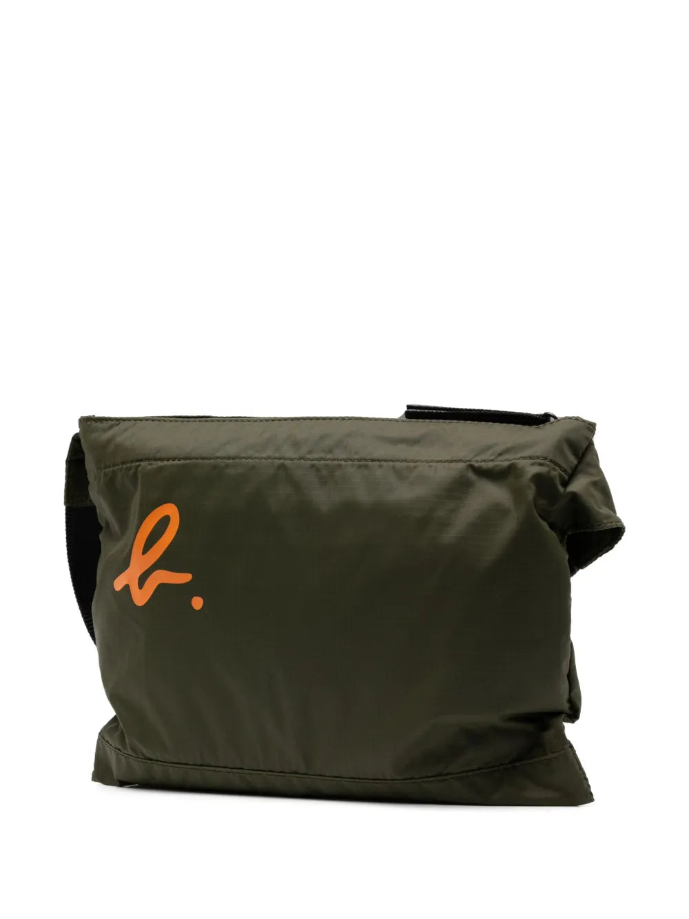 agn b. logo print shoulder bag