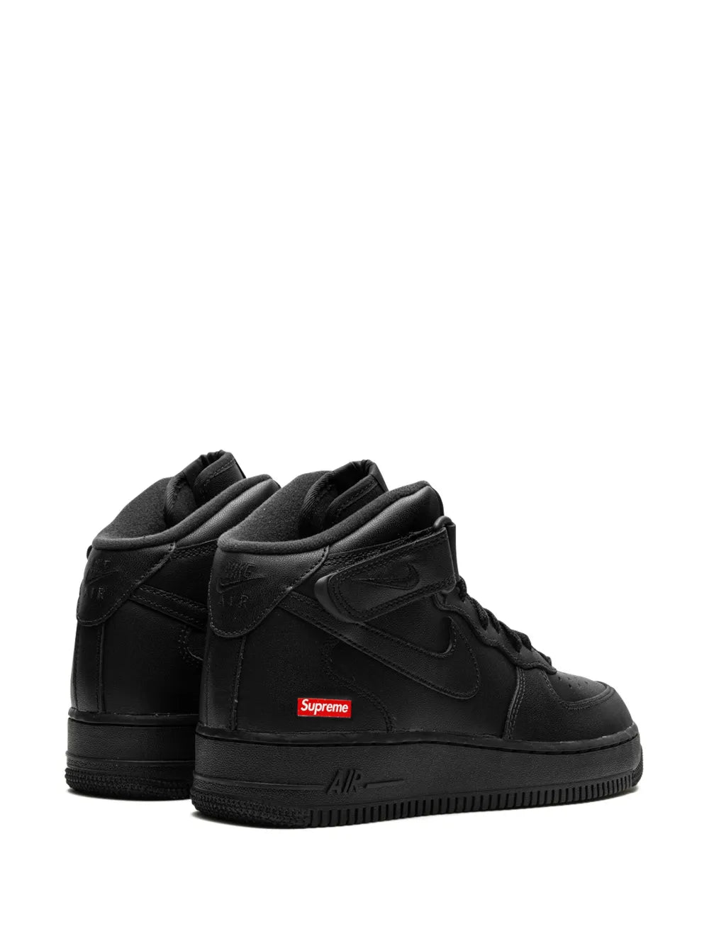 Nike X Supreme Air Force 1 Mid Mini Box Logo - Black Sneakers