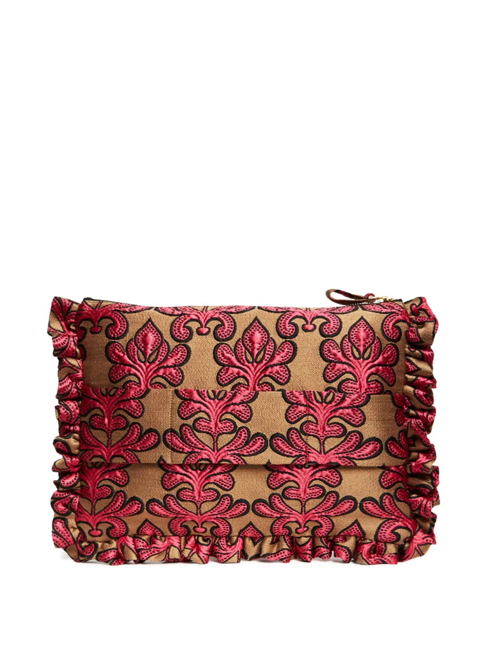 La DoubleJjacquard clutch bag