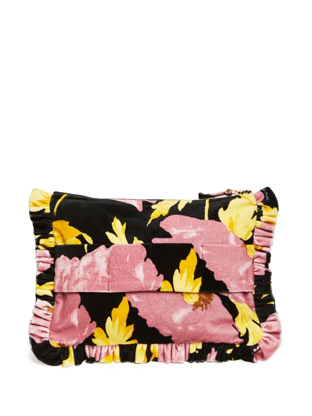 La DoubleJprinted clutch bag