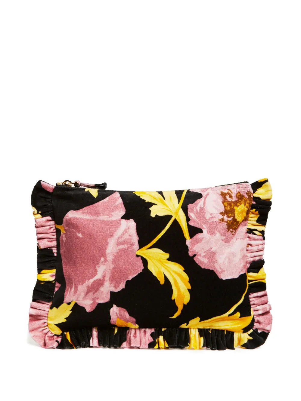 La DoubleJprinted clutch bag